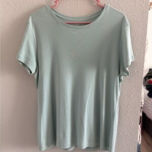 Talbots Light Green Short Sleeve Top